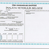 Cem's Lift Asansr malata Yeterlilik Belgesi
